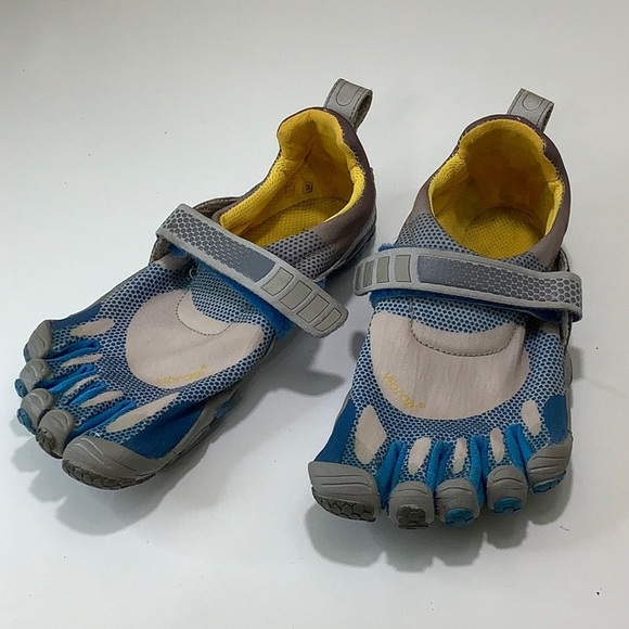 Vibram FiveFingers Trecksport running shoes easy on off Velcro closure size 7 - Picture 15 of 15